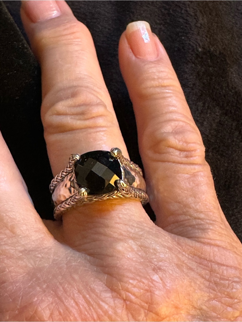 Jai John Hardy Black Spinel Ring